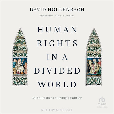 Human Rights in a Divided World – omslag til lydbogen af David Hollenbach