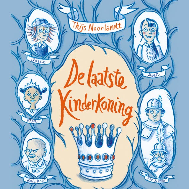 De laatste kinderkoning – omslag van het luisterboek van Thijs Noorlandt