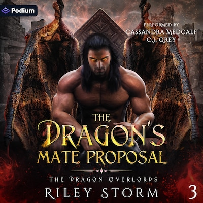 The Dragon's Mate Proposal – omslag til lydbogen af Riley Storm