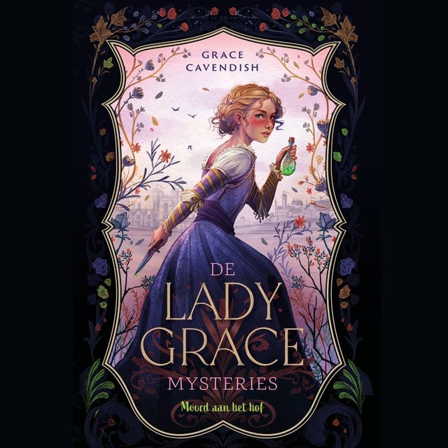 De Lady Grace Mysteries - Moord aan het hof – omslag van het luisterboek van Grace Cavendish