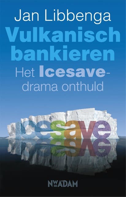 Vulkanisch bankieren – omslag van het luisterboek van Jan Libbenga