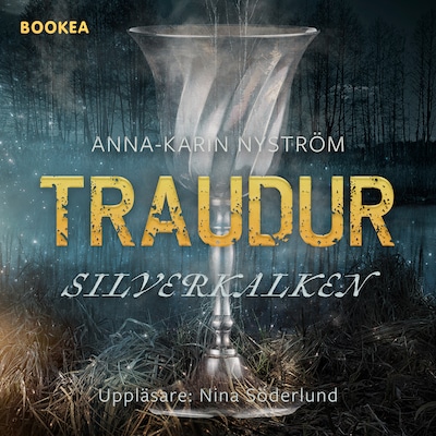 Silverkalken – omslag till ljudboken av Anna-Karin Nyström