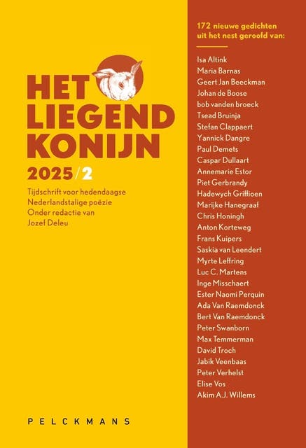 Het liegend konijn 2025/2: Tijdschrift voor hedendaagse Nederlandstalige poëzie