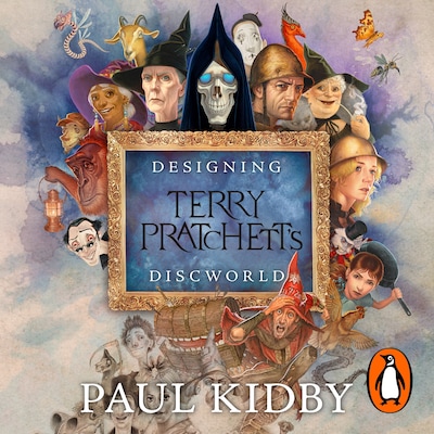 Designing Terry Pratchett’s Discworld – omslag til lydbogen af Paul Kidby