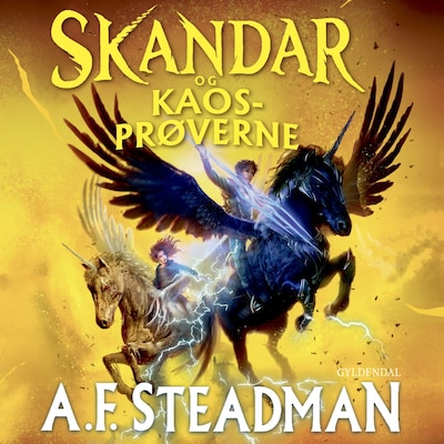 Skandar 3 - Skandar og Kaosprøverne – omslag til lydbogen af Annabel Steadman