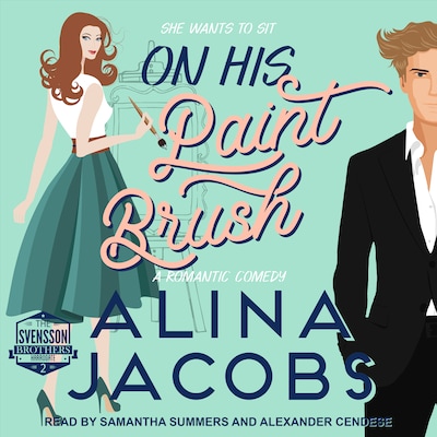 On His Paintbrush – omslag til lydbogen af Alina Jacobs
