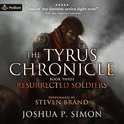 Resurrected Soldiers – omslag til lydbogen af Joshua P Simon