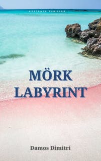 Mörk Labyrint – omslag till ljudboken av Damos Dimitri