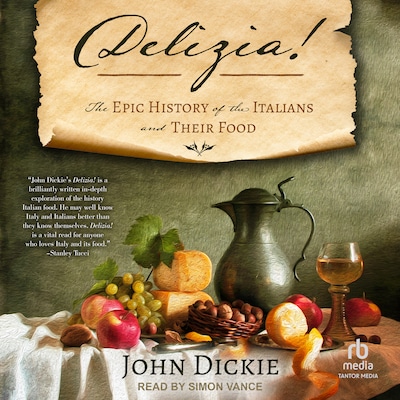 Delizia! – omslag til lydbogen af John Dickie