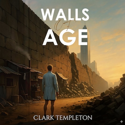 Walls of Age – omslag til lydbogen af Clark Templeton