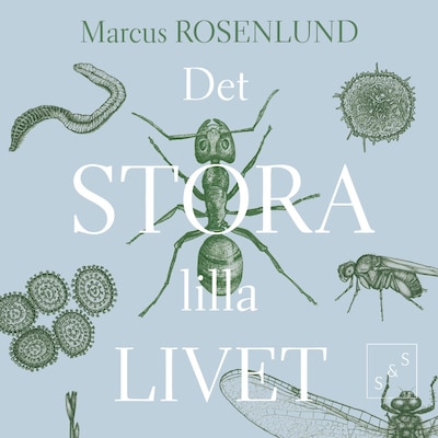 Det stora lilla livet – omslag till ljudboken av Marcus Rosenlund