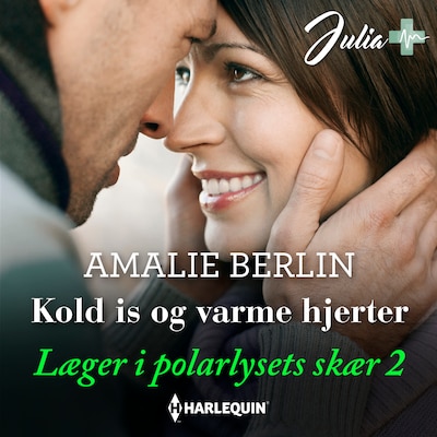 Kold is og varme hjerter – omslag til lydbogen af Amalie Berlin