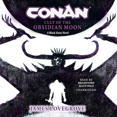 Conan: Cult of the Obsidian Moon – omslag til lydbogen af James Lovegrove