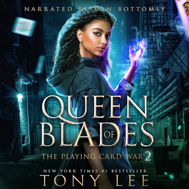 Queen of Blades: The Playing Card War Series (Book 2) – omslag til lydbogen af Tony Lee