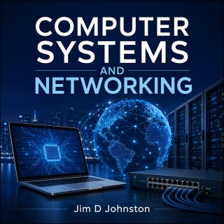 Computer Systems and Networking – omslag till ljudboken av Jim D Johnston