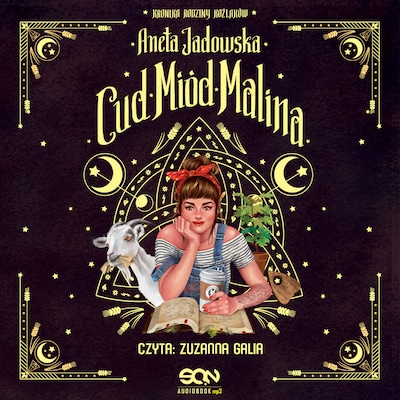 Cud, miód, Malina – okładka audiobooka, autor Aneta Jadowska