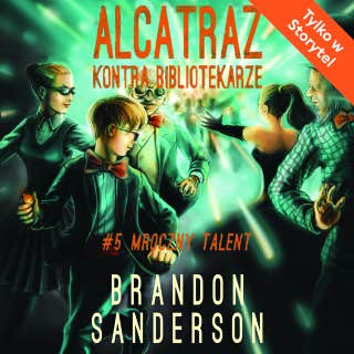 Mroczny talent – okładka audiobooka, autor Brandon Sanderson
