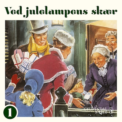 Ved julelampens skær 1 – omslag til lydbogen af Gyldendal Leksikon