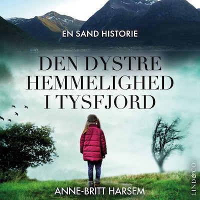 Den dystre hemmelighed i Tysfjord – omslag til lydbogen af Anne-Britt Harsem