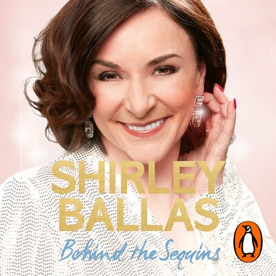 Behind the Sequins – omslag til lydbogen af Shirley Ballas
