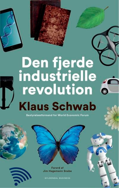 Den fjerde industrielle revolution – omslag til lydbogen af Klaus Schwab