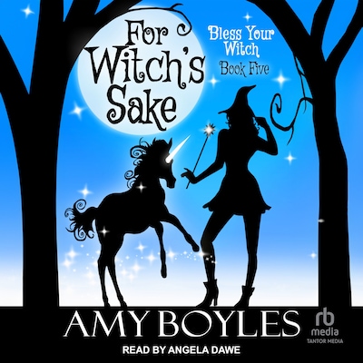For Witch's Sake – omslag til lydbogen af Amy Boyles