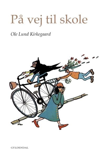På vej til skole – omslag til lydbogen af Ole Lund Kirkegaard