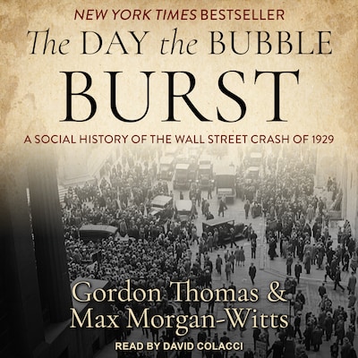 The Day the Bubble Burst – omslag til lydbogen af Gordon Thomas, Max Morgan-Witts