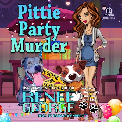 Pittie Party Murder – omslag til lydbogen af Renee George