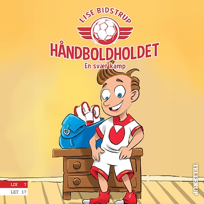 Håndboldholdet #1: En svær kamp – omslag til lydbogen af Lise Bidstrup