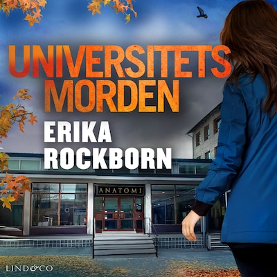 Universitetsmorden – omslag till ljudboken av Erika Rockborn