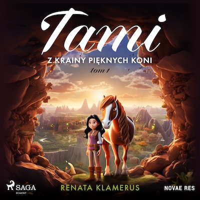 Tami z Krainy Pięknych Koni. Tom 1 – okładka audiobooka, autor Renata Klamerus