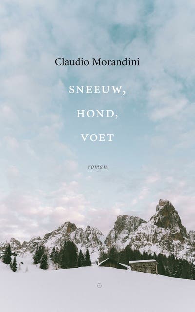 Sneeuw, hond, voet – omslag van het luisterboek van Claudio Morandini