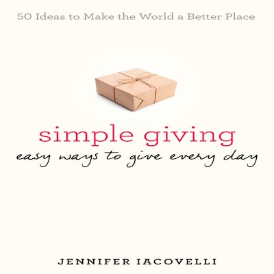 Simple Giving – omslag til lydbogen af Jennifer Iacovelli