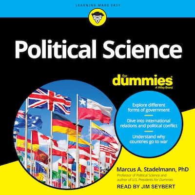Political Science For Dummies – omslag til lydbogen af Marcus A. Stadelmann