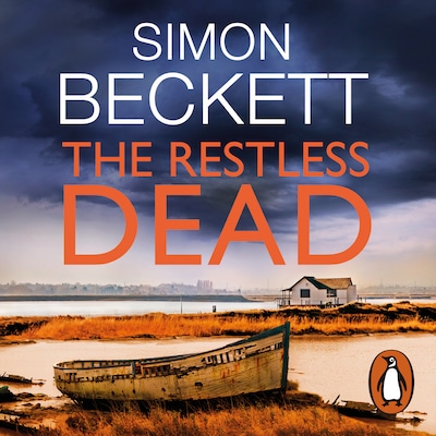 The Restless Dead – omslag til lydbogen af Simon Beckett