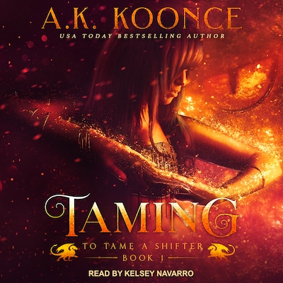 Taming – omslag til lydbogen af A.K. Koonce