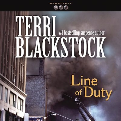 Line of Duty – omslag til lydbogen af Terri Blackstock