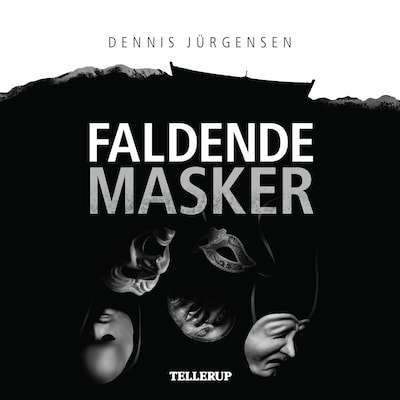 En Roland Triel-krimi #6: Faldende Masker – omslag til lydbogen af Dennis Jürgensen