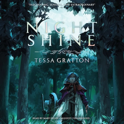 Night Shine – omslag til lydbogen af Tessa Gratton