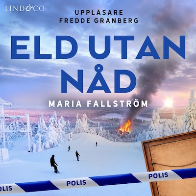 Eld utan nåd – omslag till ljudboken av Maria Fallström