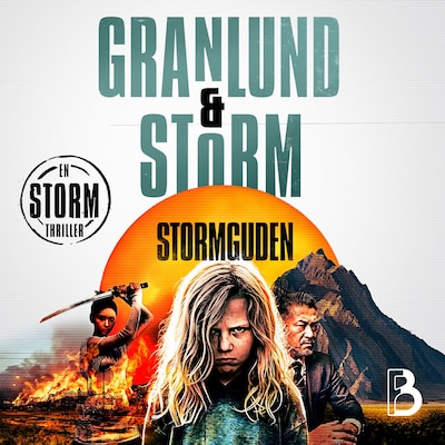 Stormguden – omslag till ljudboken av Anna Granlund, Alex Storm