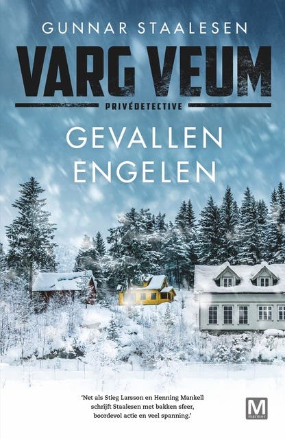 Gevallen engelen – omslag van het luisterboek van Gunnar Staalesen