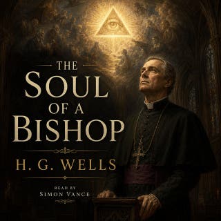 The Soul of a Bishop: A respected bishop faces a profound spiritual crisis, questioning dogma and his true path. – omslag till ljudboken av H. G. Wells