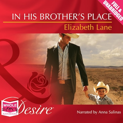 In His Brother's Place – omslag til lydbogen af Elizabeth Lane