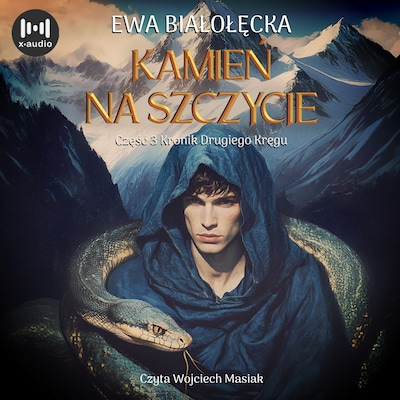 Kamień na szczycie – okładka audiobooka, autor Ewa Białołęcka