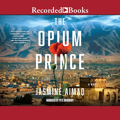 The Opium Prince – omslag til lydbogen af Jasmine Aimaq