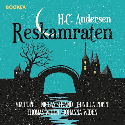 Reskamraten – omslag till ljudboken av H. C. Andersen