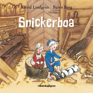 Snickerboa – omslag till ljudboken av Astrid Lindgren