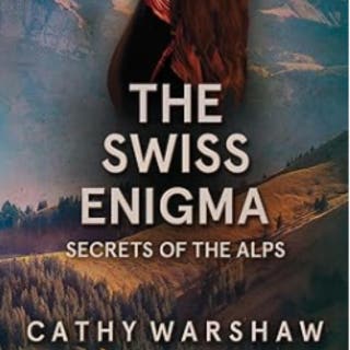 The Swiss Enigma: SECRETS OF THE ALPS – omslag till ljudboken av Cathy Warshaw